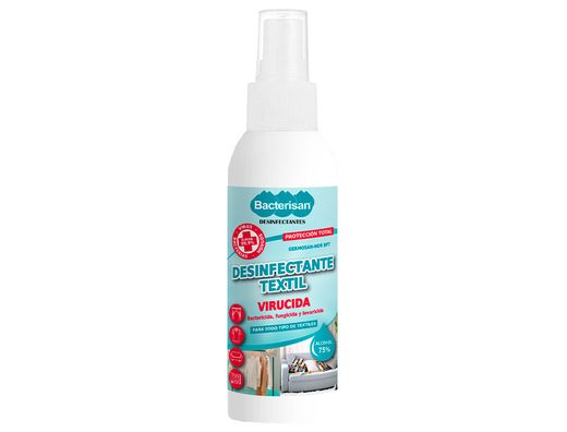 Desinfectante bacterisan germosan-nor bp7 virucida para textil expositor de 24 botes pulverizador de 60 ml