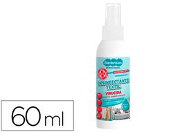 Desinfectante bacterisan germosan-nor bp7 virucida para textil expositor de 24 botes pulverizador de 60 ml