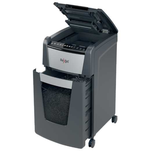 Destructora automática Rexel Optimum AutoFeed 300X de corte en partículas