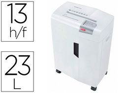 Destructora de documentos hsm shredstar x13 capacidad de corte 13 h en particulas destruye grapas clips cd y tarjetas