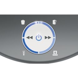 Destructora de documentos Leitz IQ OptiMax Office 550 con seguridad P5 35L - Blanca