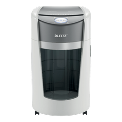 Destructora de documentos Leitz IQ OptiMax Office 550 con seguridad P5 35L - Blanca