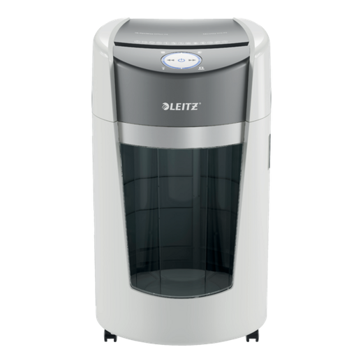 Destructora de documentos Leitz IQ OptiMax Office 550 con seguridad P5 35L - Blanca
