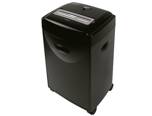 Destructora de documentos q-connect kf15553 capacidad de corte 15 h destruye grapas clips cd y tarjetas