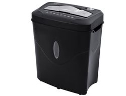 Destructora de documentos q-connect kf17974 capacidad de corte 10 h destruye grapas clips cd y tarjetas