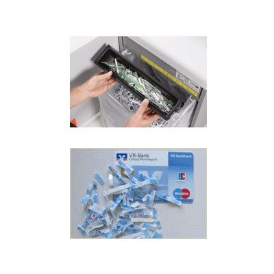 Destructora de gran capacidad DAHLE 714 air CleanTEC® partículas 1 x 4,7 mm, ancho boca 310mm, 140 litros con lubricación automática