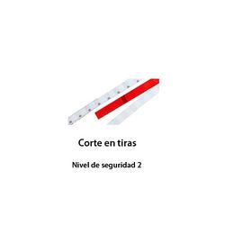 Destructora de oficina DAHLE 110 air CleanTEC® 23 hojas, tiras 5,8 mm, ancho boca 260mm, 100 litros