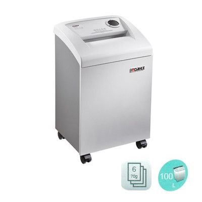 Destructora departamental DAHLE 710 air CleanTEC® partículas 1 x 4,7 mm, ancho boca 260mm, 100 litros con lubricación automática
