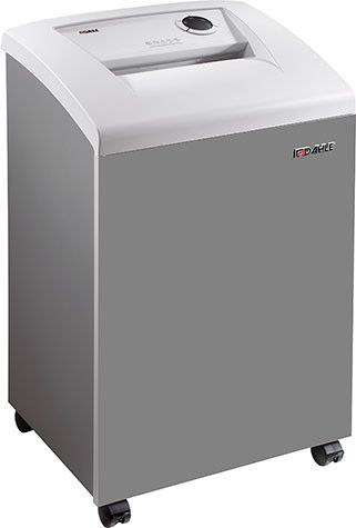 Destructora de oficina DAHLE MHP® 410 - 100 litros 15-17 hojas, partículas 4,0 x 40 mm, ancho entrada 260 mm. Nivel de seguridad P- 4.