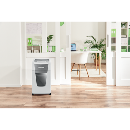 Destructora IQ Auto+ Office 300 P4, autoalimentación, blanca