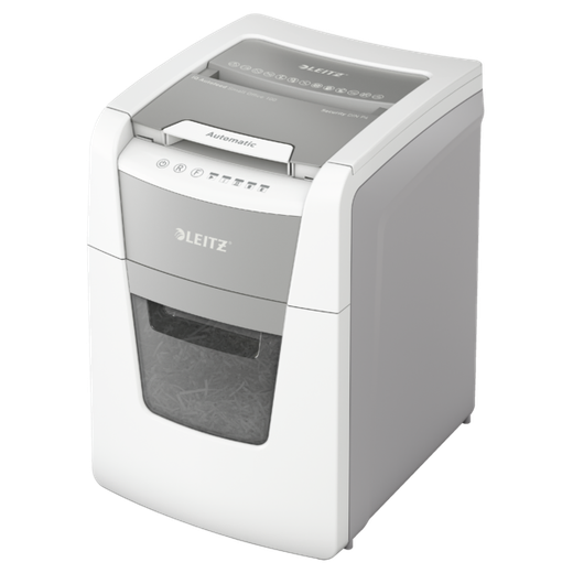 Destructora IQ Auto+ para pequeña oficina 100 P4, autoalimentación, blanca