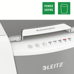 Destructora IQ Auto+ para pequeña oficina 100 P4, autoalimentación, blanca