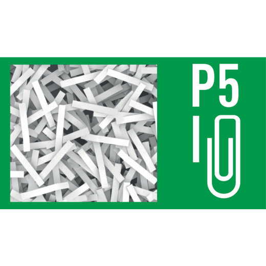 Destructora IQ Auto+ para pequeña oficina 100 P5, autoalimentación, blanca