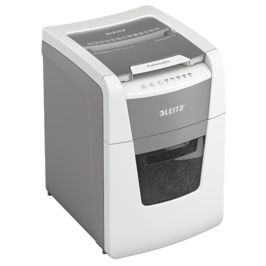 Destructora IQ Auto+ para pequeña oficina 100 P5, autoalimentación, blanca
