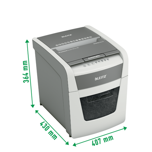 Destructora IQ Auto+ para pequeña oficina 50 P4, autoalimentación, blanca