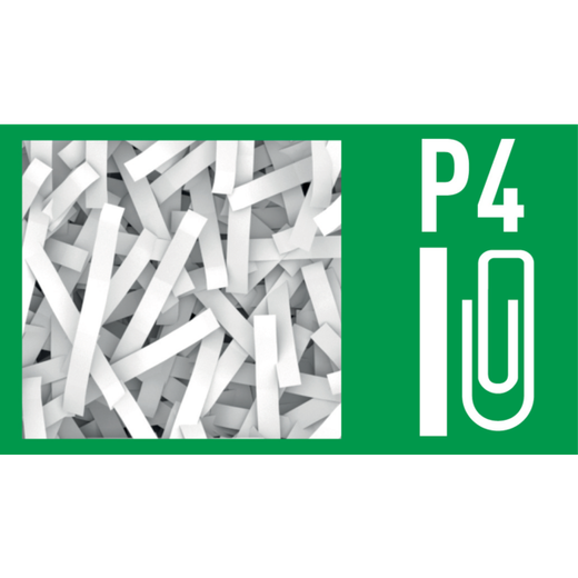 Destructora IQ Protect 10 P4, blanco/plata