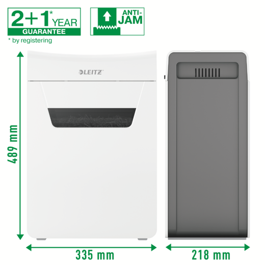 Destructora IQ Protect 10 P4, blanco/plata