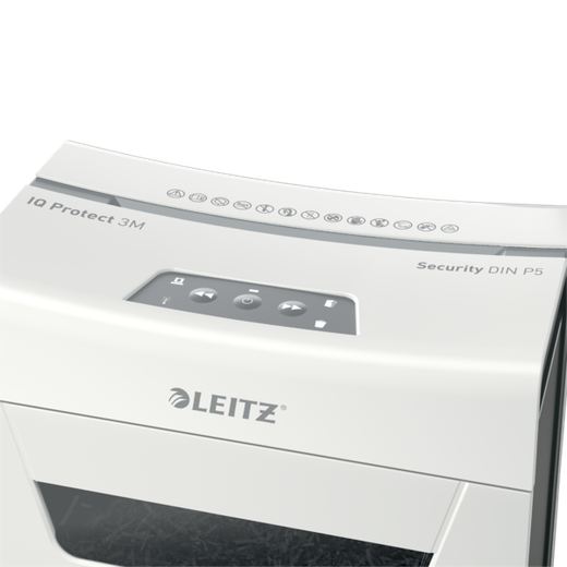 Destructora IQ Protect 3 P5, blanco/plata