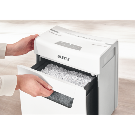 Destructora IQ Protect 3 P5, blanco/plata