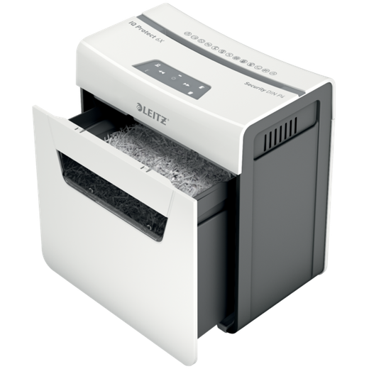 Destructora IQ Protect 6 P4, blanco/plata