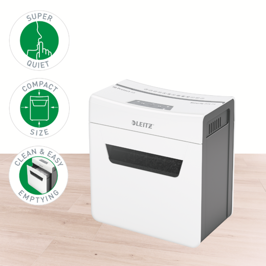 Destructora IQ Protect 6 P4, blanco/plata