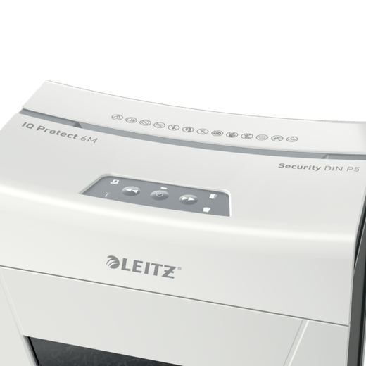 Destructora IQ Protect 6 P5, blanco/plata