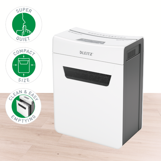 Destructora IQ Protect 8 P4, blanco/plata