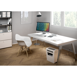Destructora Leitz IQ Home Office P4 blanco/plata