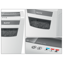 Destructora Leitz IQ Home Office P4 blanco/plata