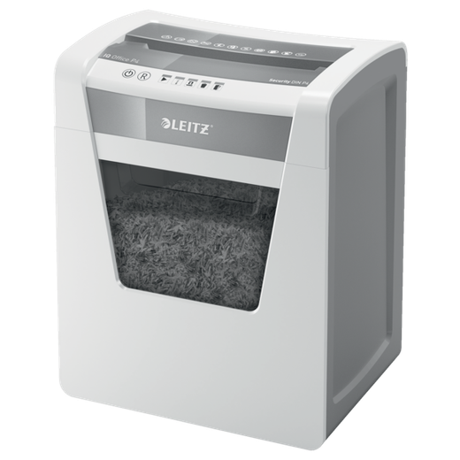 Destructora Leitz IQ Office P4 blanco/plata