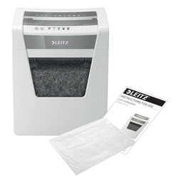 Destructora Leitz IQ Office P4 blanco/plata