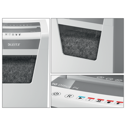 Destructora Leitz IQ Office P4 blanco/plata