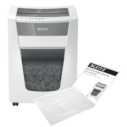Destructora Leitz IQ Office Pro P5+ blanco/plata