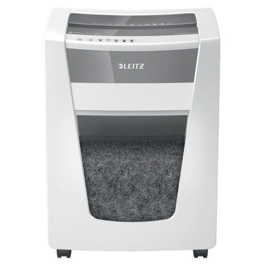 Destructora Leitz IQ Office Pro P5+ blanco/plata