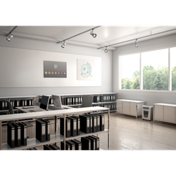 Destructora Leitz IQ Office Pro P5 blanco/plata