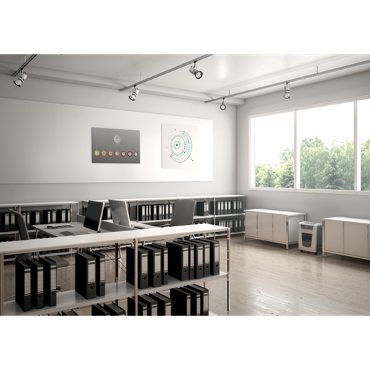 Destructora Leitz IQ Office Pro P5 blanco/plata