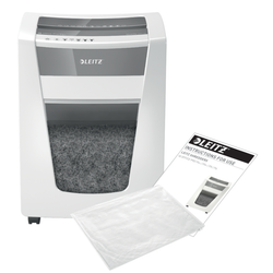 Destructora Leitz IQ Office Pro P6+ blanco/plata