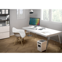 Destructora Leitz IQ Slim Home Office P4 blanco/plata