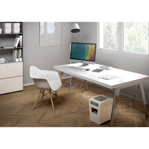 Destructora Leitz IQ Slim Home Office P4 blanco/plata