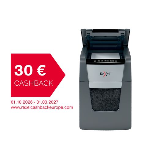 Destructora Optimum Auto+ 100X EU, autoalimentación, negro