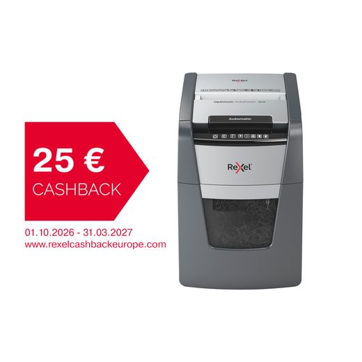 Destructora Optimum Auto+ 90X EU, autoalimentación, negro
