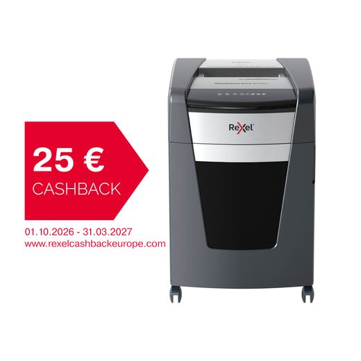 Destructora Rexel Momentum Extra P420+, negro/plata