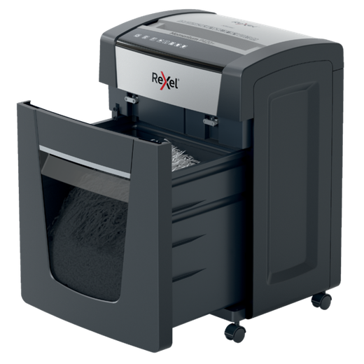 Destructora Rexel Momentum Extra P420+, negro/plata