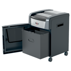 Destructora Rexel Momentum Extra XP418+, negro/plata