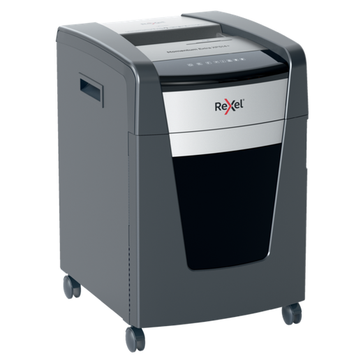 Destructora Rexel Momentum Extra XP514+, negro/plata