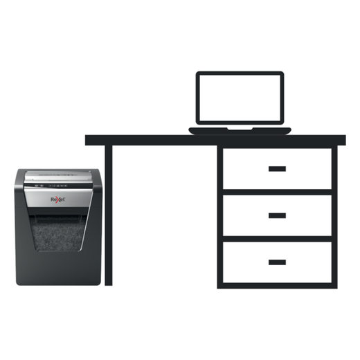 Destructora Rexel Momentum M510 negro/plata