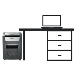 Destructora Rexel Momentum M515 negro/plata