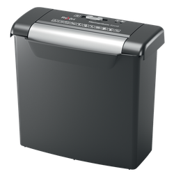 Destructora Rexel Momentum S206, negro/plata