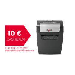 Destructora Rexel Momentum X406, negro/plata