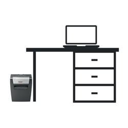 Destructora Rexel Momentum X406, negro/plata